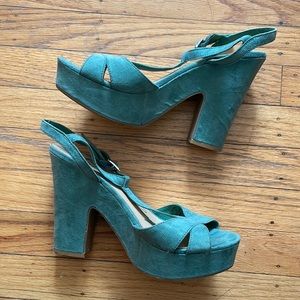 American Rag Velvet Platform Heels